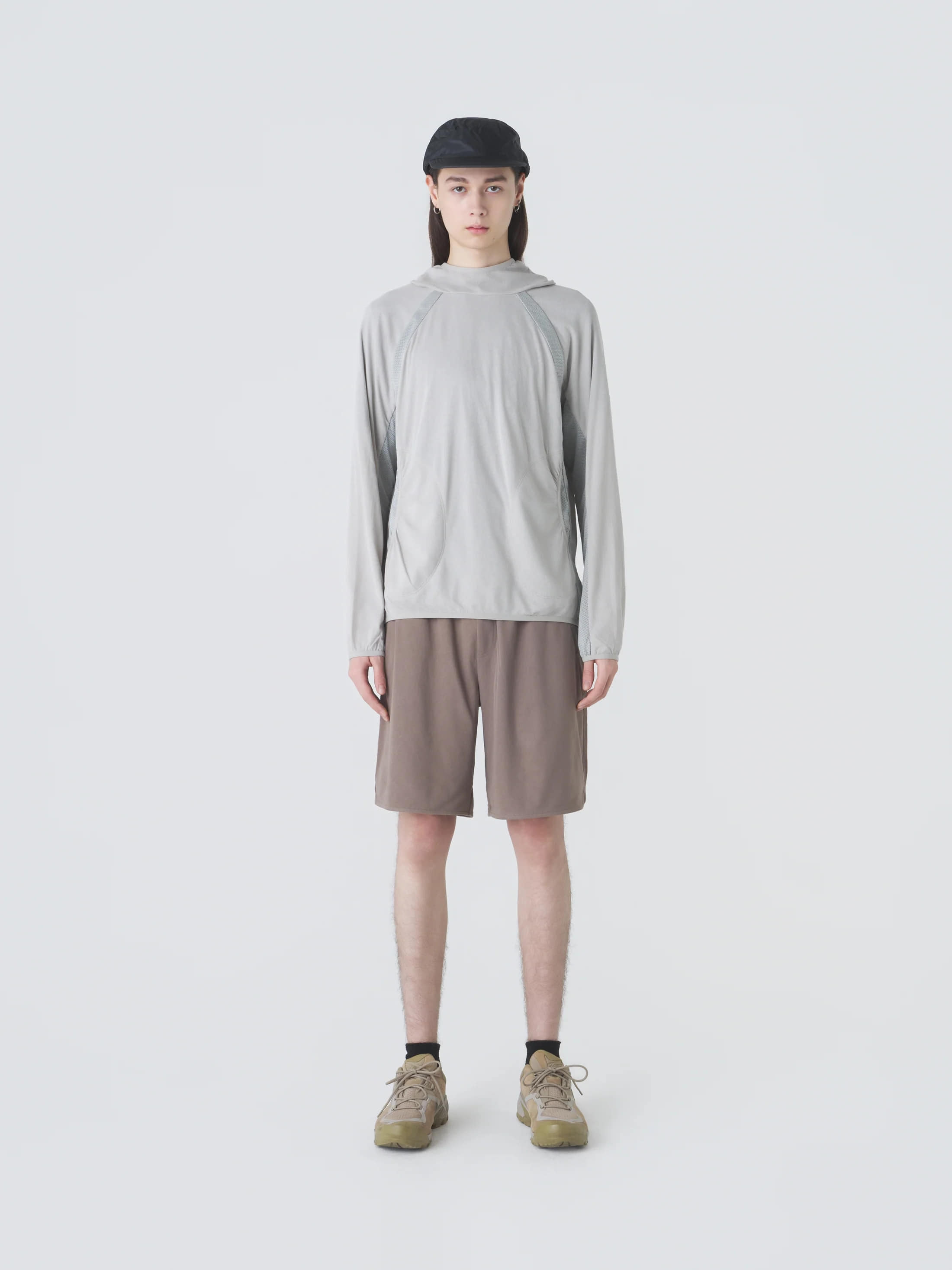 HOODED JERSEY WIND JACKET