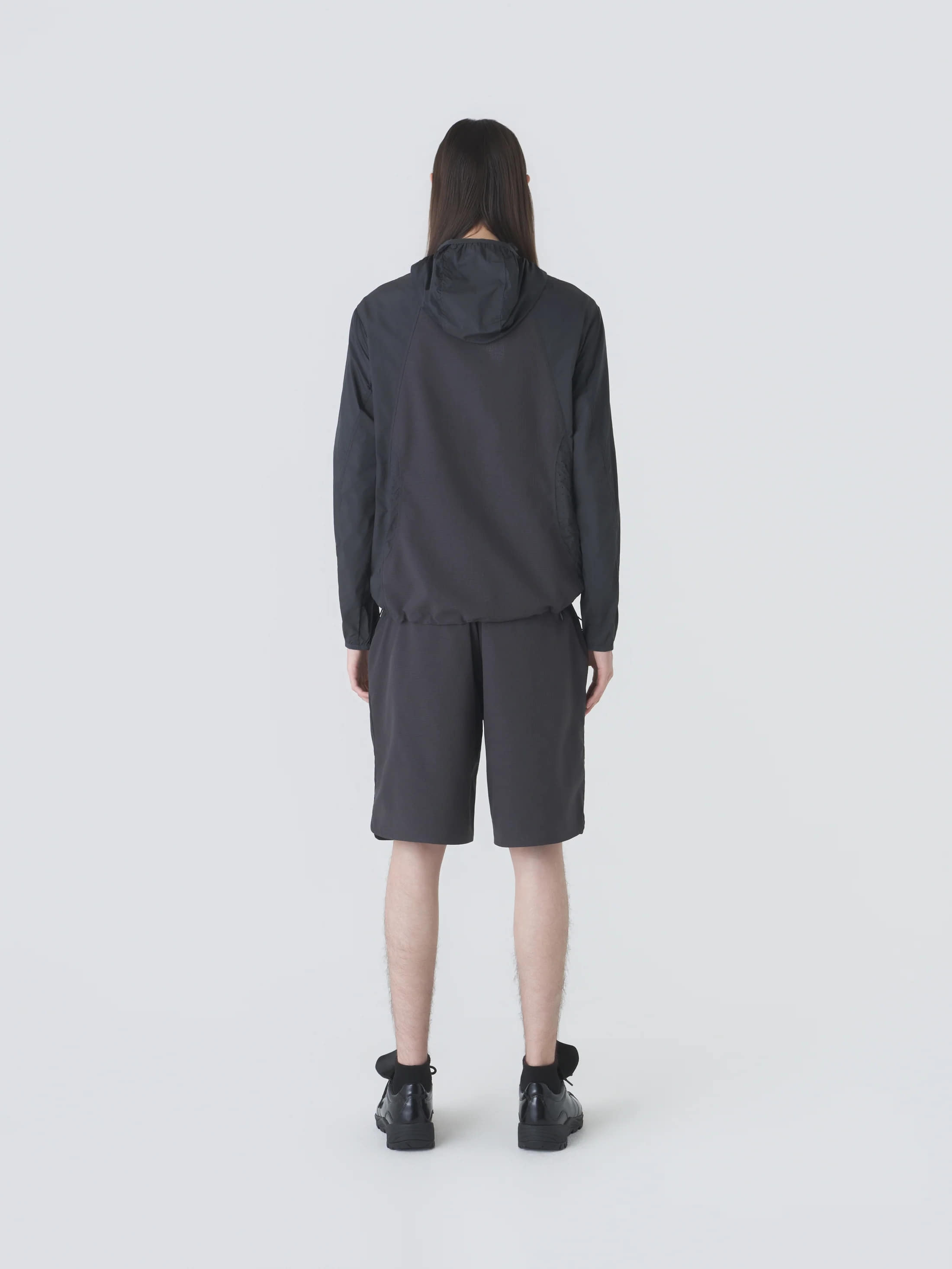 HOODED JERSEY WIND JACKET