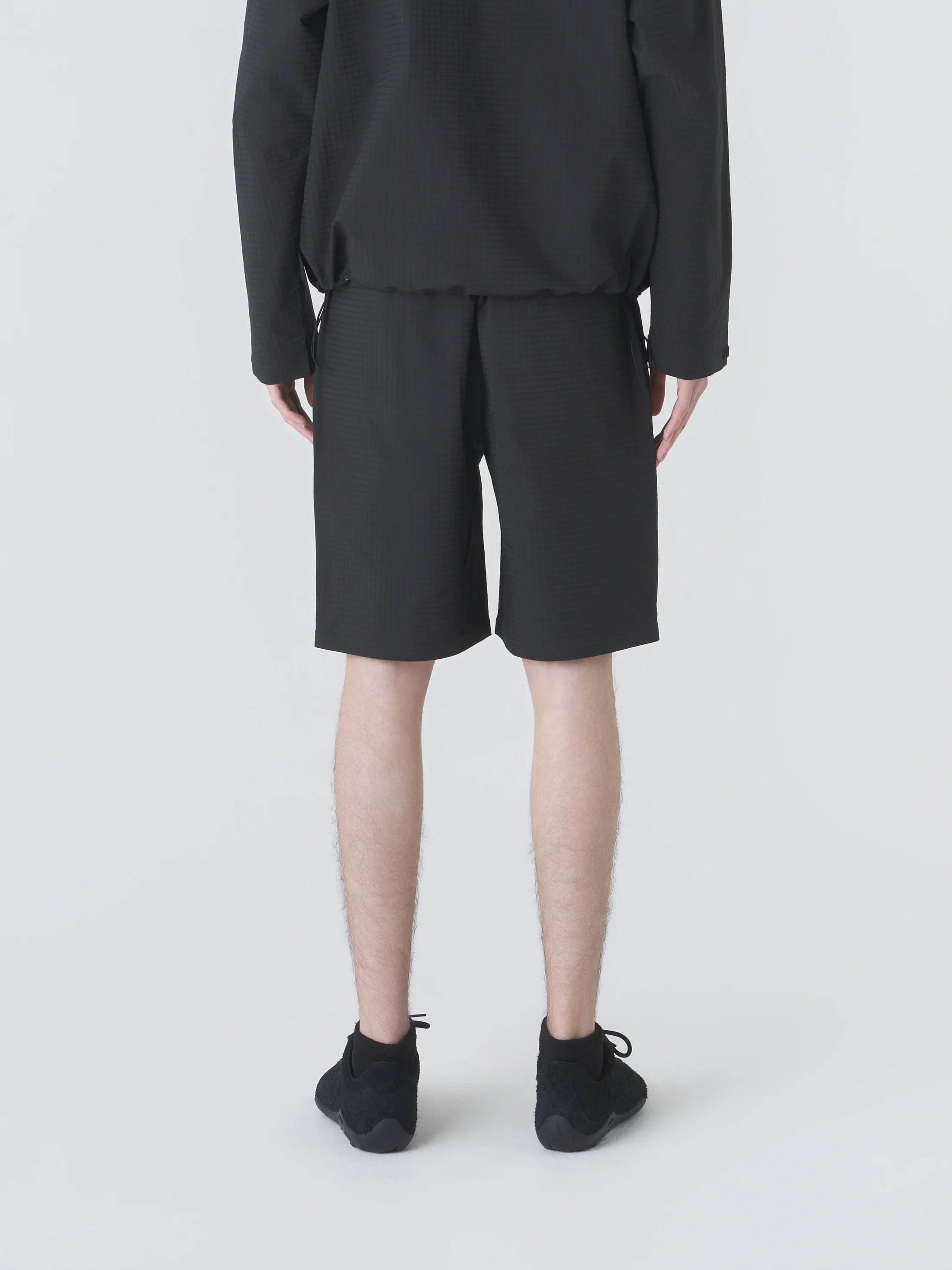 HOODED JERSEY WIND HALF PANTS