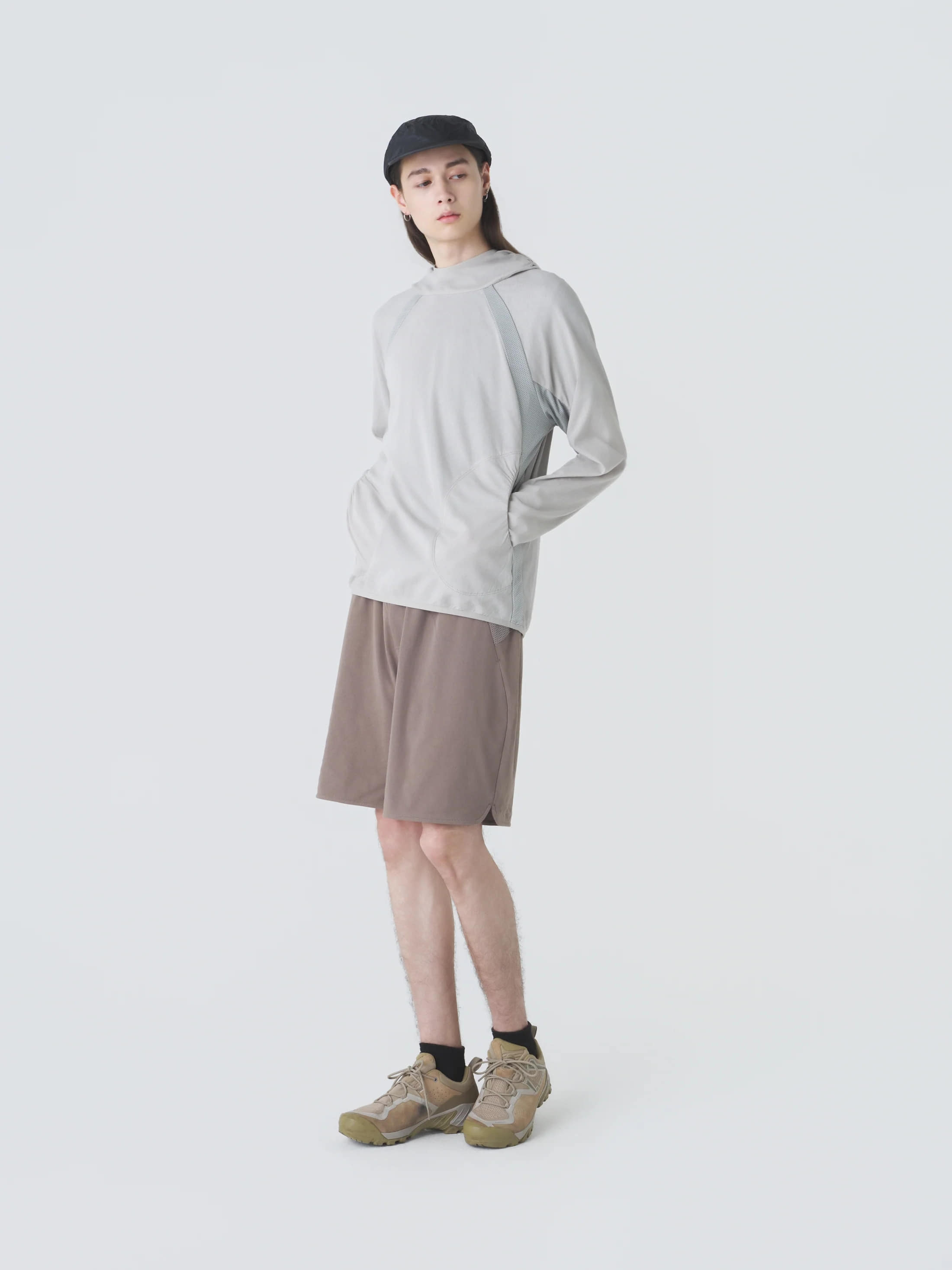 HOODED JERSEY WIND JACKET