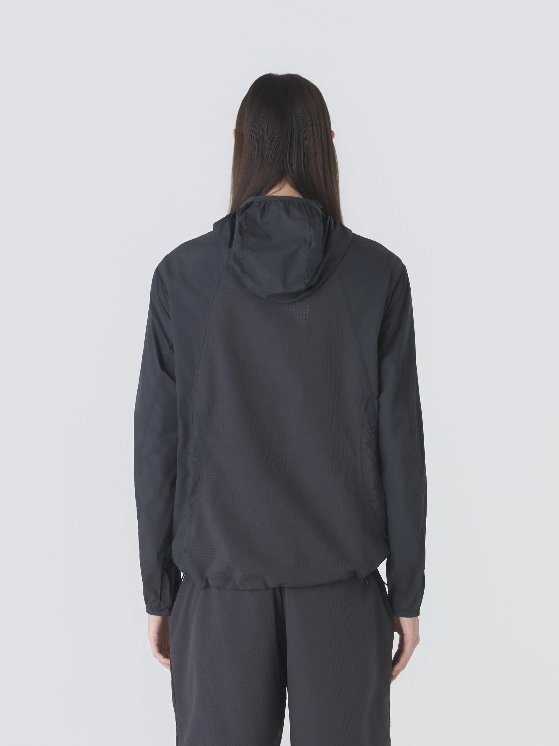 HOODED JERSEY WIND JACKET